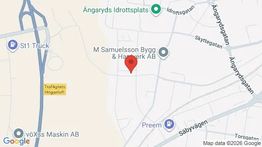 Apartments for rent i Tranås - kort over placeringen