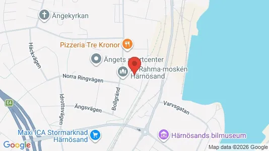 Apartments for rent i Härnösand - kort over placeringen