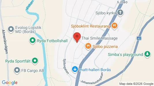 Apartments for rent i Borås - kort over placeringen