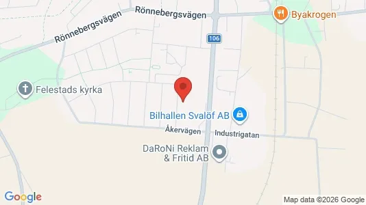 Apartments for rent i Svalöv - kort over placeringen