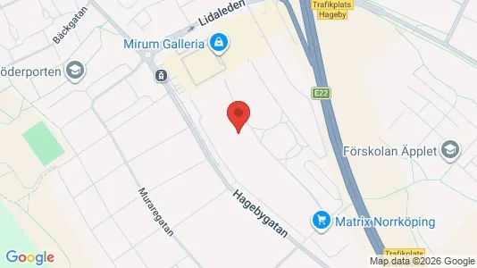 Apartments for rent i Norrköping - kort over placeringen