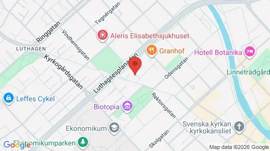 Apartments for rent i Uppsala - kort over placeringen