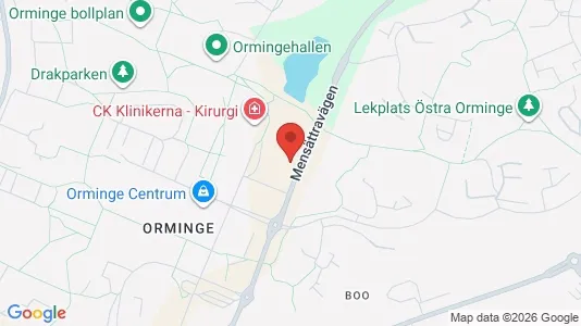 Apartments for rent i Nacka - kort over placeringen