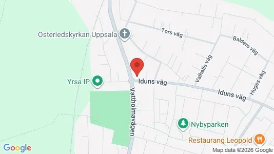 Apartments for rent i Uppsala - kort over placeringen