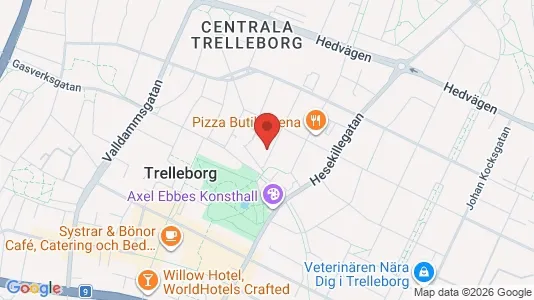 Apartments for rent i Trelleborg - kort over placeringen