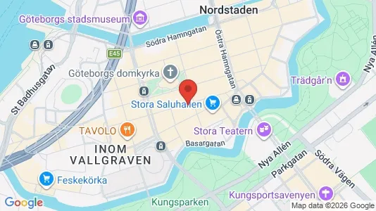 Apartments for rent i Gothenburg City Centre - kort over placeringen