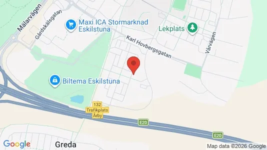 Apartments for rent i Eskilstuna - kort over placeringen