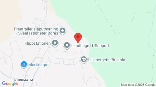 Apartments for rent i Borås - kort over placeringen