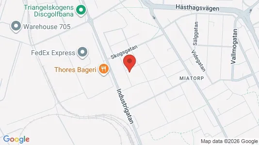 Apartments for rent i Helsingborg - kort over placeringen