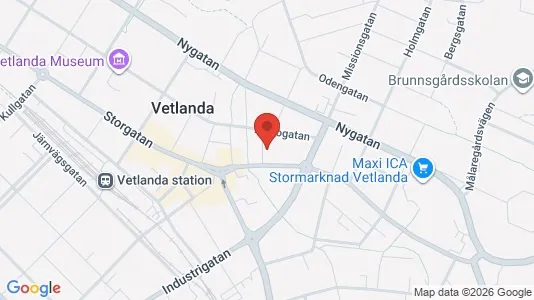 Apartments for rent in Vetlanda - Photo from Google Street View