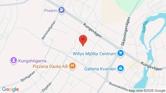 Apartments for rent i Mjölby - kort over placeringen