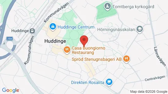 Apartments for rent i Huddinge - kort over placeringen