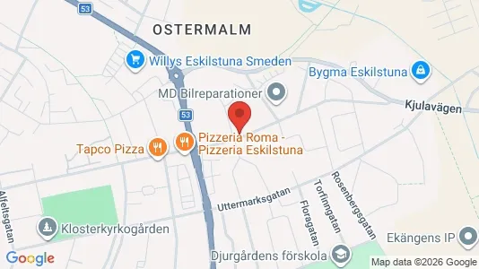 Apartments for rent i Eskilstuna - kort over placeringen