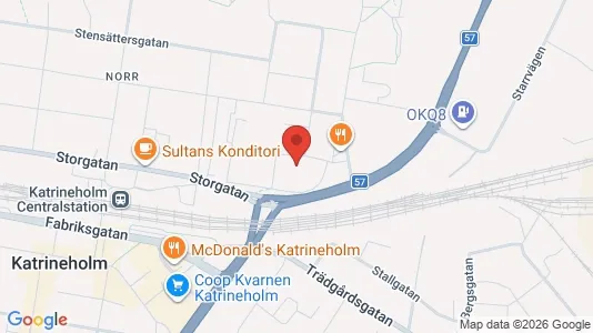 Apartments for rent i Katrineholm - kort over placeringen