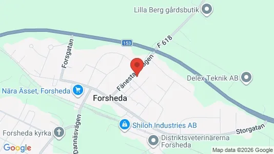 Apartments for rent i Värnamo - kort over placeringen