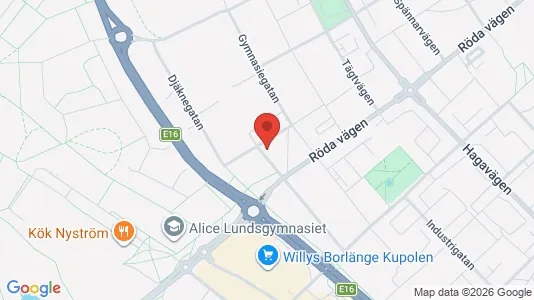 Apartments for rent i Borlänge - kort over placeringen