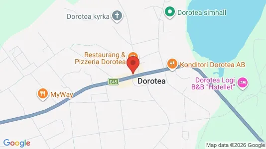 Apartments for rent i Dorotea - kort over placeringen