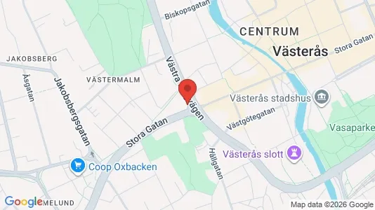 Apartments for rent i Västerås - kort over placeringen
