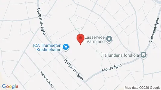 Apartments for rent i Kristinehamn - kort over placeringen