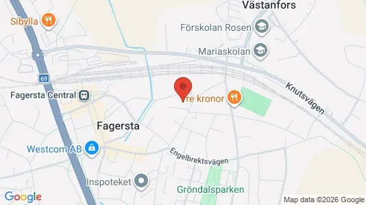 Apartments for rent in Fagersta - Photo from Google Street View