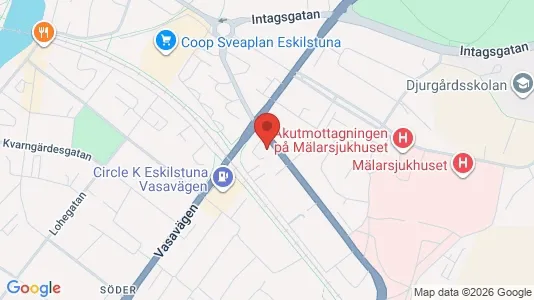 Apartments for rent i Eskilstuna - kort over placeringen