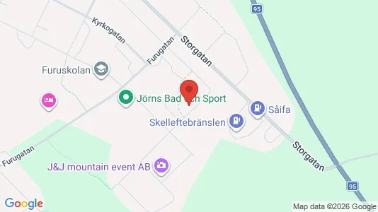 Apartments for rent i Skellefteå - kort over placeringen