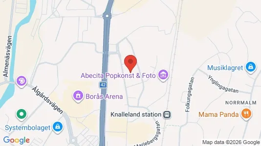 Apartments for rent i Borås - kort over placeringen
