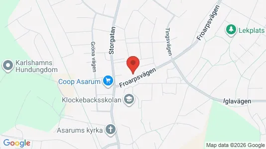 Apartments for rent i Karlshamn - kort over placeringen