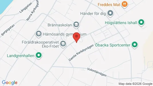 Apartments for rent i Härnösand - kort over placeringen