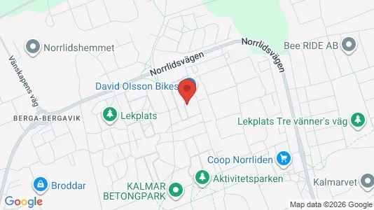 Apartments for rent i Kalmar - kort over placeringen