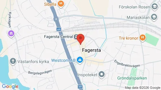 Apartments for rent in Fagersta - Photo from Google Street View