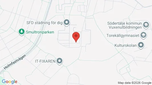 Apartments for rent i Södertälje - kort over placeringen