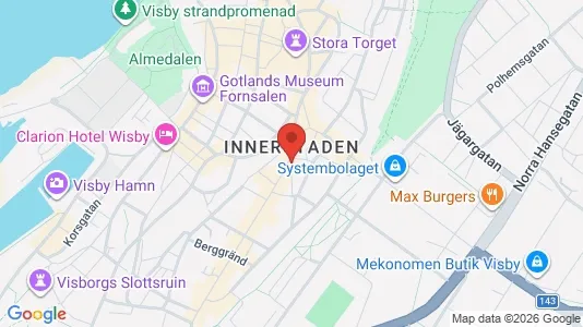 Apartments for rent i Gotland - kort over placeringen