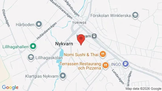 Apartments for rent i Nykvarn - kort over placeringen