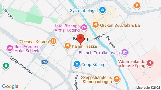 Apartments for rent i Köping - kort over placeringen