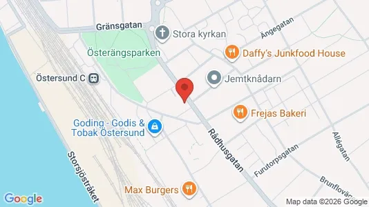 Apartments for rent in Östersund - Photo from Google Street View