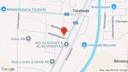 Apartments for rent in Töreboda - Photo from Google Street View