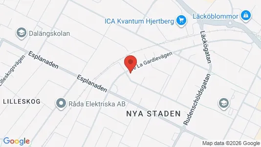 Apartments for rent i Lidköping - kort over placeringen