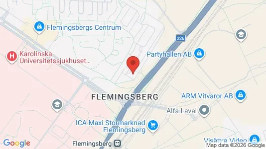Apartments for rent i Huddinge - kort over placeringen