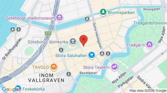 Apartments for rent i Gothenburg City Centre - kort over placeringen