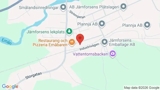 Apartments for rent i Hultsfred - kort over placeringen