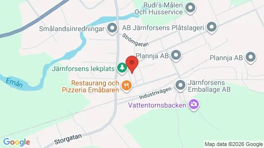 Apartments for rent i Hultsfred - kort over placeringen
