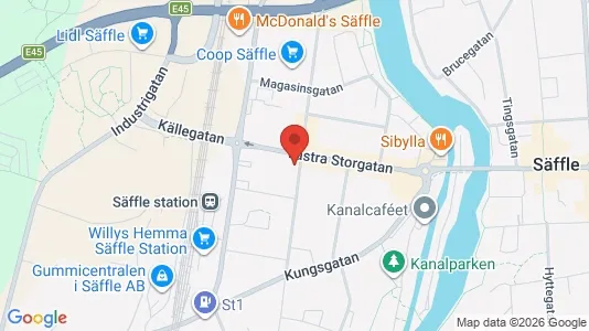 Apartments for rent i Säffle - kort over placeringen