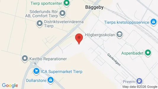Apartments for rent i Tierp - kort over placeringen