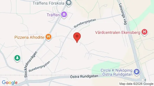 Apartments for rent i Nyköping - kort over placeringen