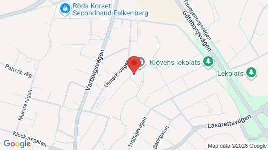 Apartments for rent i Falkenberg - kort over placeringen