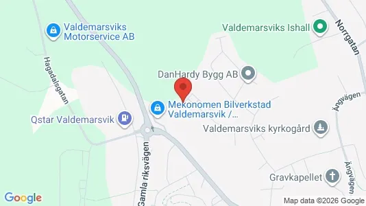 Apartments for rent i Valdemarsvik - kort over placeringen