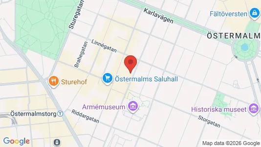 Apartments for rent i Östermalm - kort over placeringen
