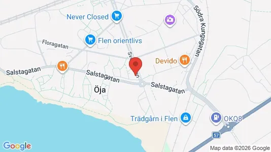 Apartments for rent i Flen - kort over placeringen