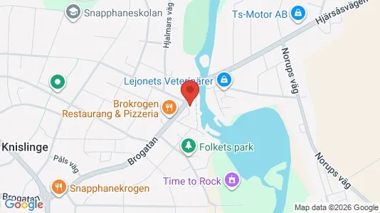Apartments for rent i Östra Göinge - kort over placeringen
